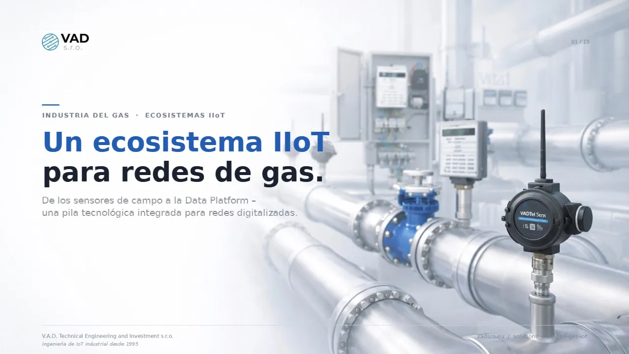 VAD Gas IoT Solution – el Ecosistema IIoT para redes de gas