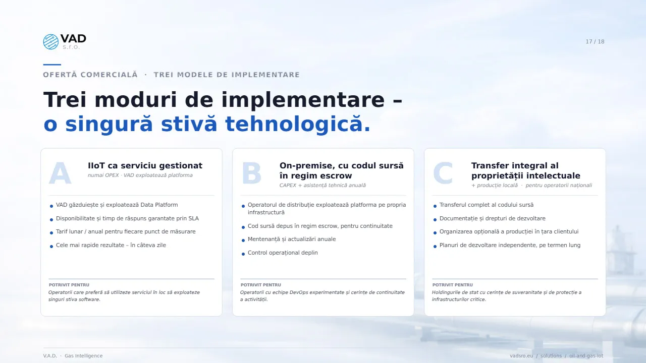 Modele comerciale – CapEx, OpEx, transfer integral al drepturilor de proprietate intelectuală