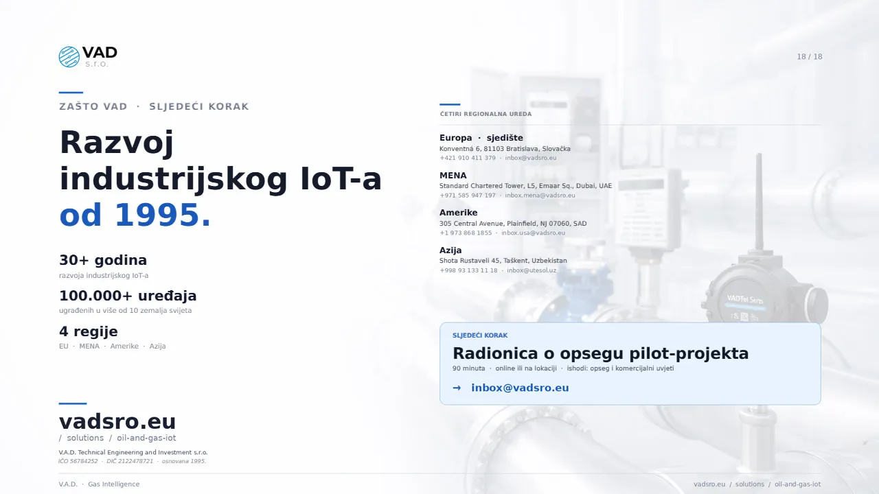 Zašto VAD – više od 30 godina, više od 100.000 uređaja, 4 regionalna ureda