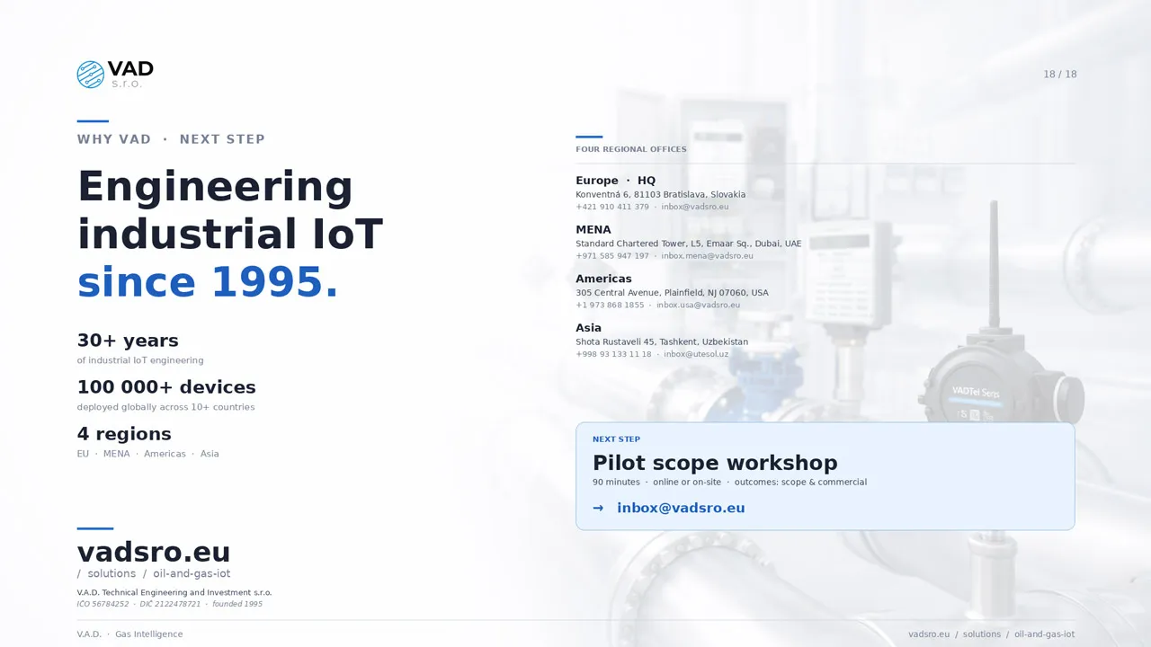 Why VAD — 30+ years, 100 000+ devices, 4 regional offices